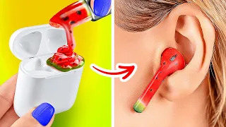 HOW TO SNEAK MAKEUP IN ANY PLACE YOU GO || Amazing Make Up And DIY Girly Hacks By 123GO! HACKS