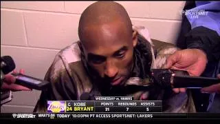 03 13 2013   Lakers vs  Hawks   Kobe Bryant Incensed About Dahntay Jones' Dirty Play