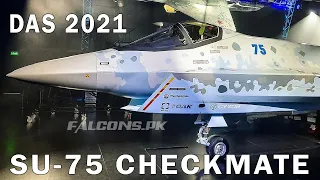 Sukhoi SU-75 RF-00075 CHECKMATE  | Russia unveils Stealth fighter jet at #DubaiAirshow 2021