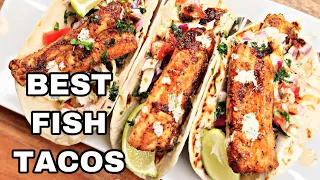Easy Mouth-Watering Fish Tacos | How To Make Fish Tacos