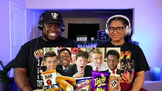 Kidd and Cee Reacts To British HighSchoolers try American Snacks for the First Time!