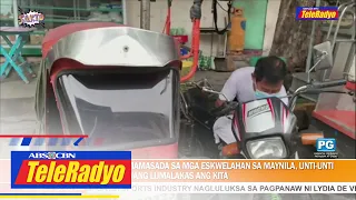 Mga tricycle driver na namamasada sa mga eskwelahan sa Maynila, unti-unti nang lumalakas ang kita