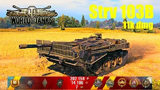 Strv 103B, 11.3 K Damage, 8 Kills, Malinovka - World of Tanks