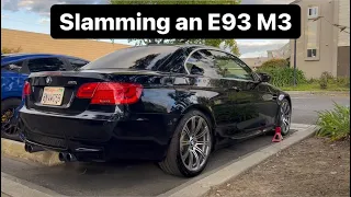 First Mod for the E93 M3 H&R Lowering Springs E92 E90 Suspension Upgrade DIY Guide Shocks Struts LCI