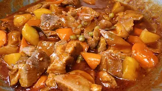 Afritadang Baboy | Pork Afritada Recipe