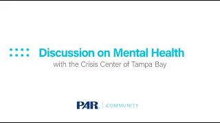 Mental Health Awareness: Kristin Greco Speaks with Clara Reynolds of the Crisis Center of Tampa Bay.