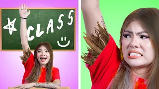 AWKWARD MOMENTS AT SCHOOL | RELATABLE AND FUNNY SITUATIONS BY CRAFTY HACKS PLUS