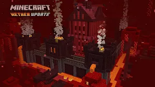 Minecraft: Nether Update - The Piglin Fortress (Speed Build)