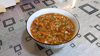 Постный рассольник, вкусно и сытно!!!