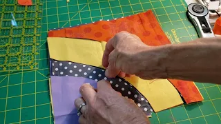 Free Cut Piecing Part 1  Piecing Curves