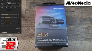 AVerMedia Live Streamer 4K CAM 513 Webcam (PW513) | Unboxing and Firmware update