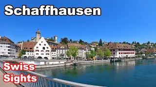 Schaffhausen Switzerland 4K Amazing Town Rhine River