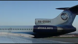 THE SIGHT & THE SOUND 2/4 : Flight onboard Alrosa TU-154M RA-85684 from Sochi (AER) to Moscow (DME)