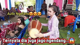 Auto ngefans🥰...Aksi luar biasa kendang cantik Ayu Kaesthi....