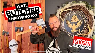 WATL Butcher throwing axe! First impressions: Part1 #axethrowing #axe #tools #outdoors #review