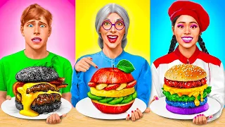 Кулинарный Челлендж: Я против Бабушки | Смешные ситуации с едой от Toon Challenge