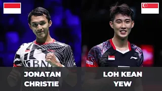 SUPER JOJO! Jonatan Christie (INA) vs Loh Kean Yew (SGP) | Badminton Highlight