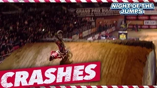 Huge FMX Crash in Bulgaria - Sofia at the NIGHT of the JUMPs