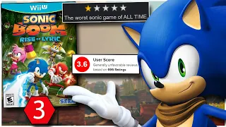 I forced myself to play SONIC BOOM: RISE OF LYRIC