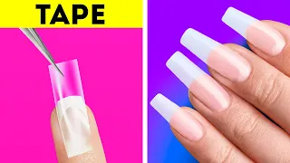 Clever Ways to Save Beauty Of Your Long Nails || Manicure And Pedicure Hacks