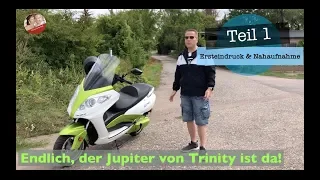 Vorstellung E-Roller mit 120 km/h. Der Jupiter von Trinity