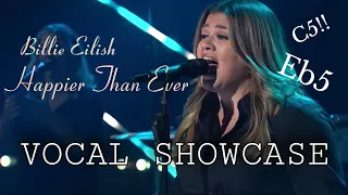 Kelly Clarkson SLAYS Billie Eilish's HAPPIER THAN EVER [Vocal Showcase] | The Kelly Clarkson show