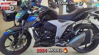 FINALLY 2024 TVS Apache RTR 160 4V Black EDITION NEW BS7 Model Onroad Price With Full Detail Review
