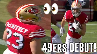 Christian McCaffrey 49ers 'DEBUT' Highlights 🔥 49ers vs Chiefs Highlights