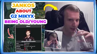 Jankos About G2 MIKYX Being OLDEST G2 Player 👀