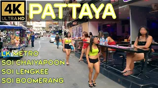 Pattaya Soi Buakhao   Soi Boomerang   LK Metro   Soi Chaiyapoon   Soi Lengkee   April 2023 Thailand