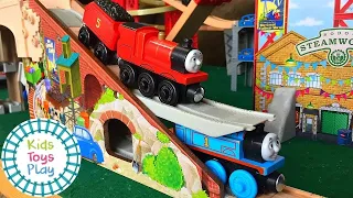 Thomas and Friends Speedy Surprise Drop Roller Coaster Track | Thomas Train