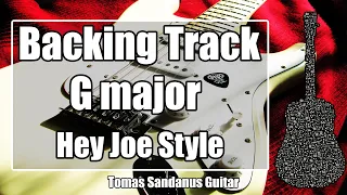 Hey Joe Style Backing Track in G major - Jimi Hendrix Classic Rock Guitar Jam Backtrack