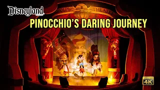 Pinocchio's Daring Journey On Ride Low Light 4k POV Disneyland 2023 06 02