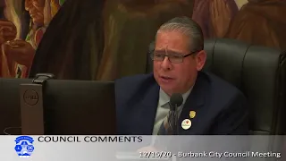 Burbank City Council Meeting - December 15, 2020