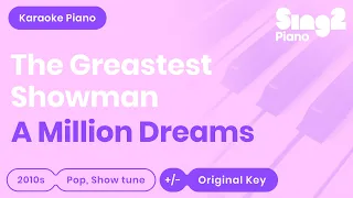 A Million Dreams Karaoke | Ziv Zaifman, Hugh Jackman, Michelle Williams (Karaoke Piano)