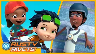 Rusty’s Search for Ozzy and MORE | Rusty Rivets Episodes | Cartoons for Kids