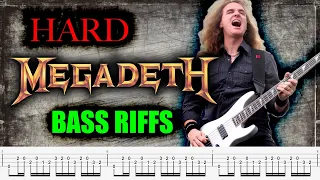 Top 5 HARDEST Megadeth Bass Riffs (w/TABS)