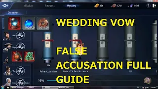 MIR4 MYSTERY - (NOT UPDATED AFTER PATCH) WEDDING VOW FALSE ACCUSATION FULL GUIDE ( CORTES MIR4 )