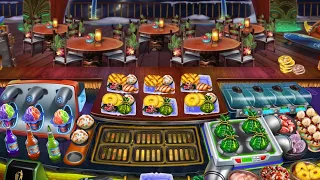 Cooking Fever - Aloha Bistro Level 40 🍍🍚 (3 Stars/Orders Memorized)