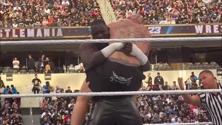 Brock Lesnar vs Omos Full match wrestlemania 39