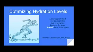 Optimizing Hydration Levels