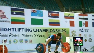 Apti Aukhadov (85 kg) Snatch 172 kg - 2011 Junior World Weightlifting Championships