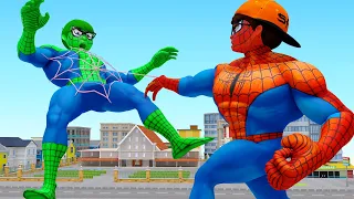 Scary Teacher 3D SpiderNick vs Ice Scream Fake SpiderNick (Part 2) Protect MissT and Tani Animation