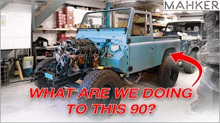 Building the Dream Summer Soft Top Land Rover Defender 90 V8 | MAHKER EP041