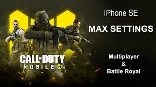 Call Of Duty Mobile X IPhone SE 2020 | Gaming Test