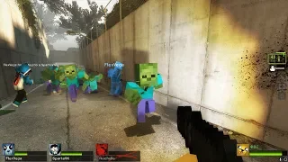 ¡EL APOCALIPSIS ZOMBIE YA ESTÁ AQUÍ! 😱😰MINECRAFT EN LEFT 4 DEAD 2 ROLEPLAY- EL APOCALIPSIS PARTE 1