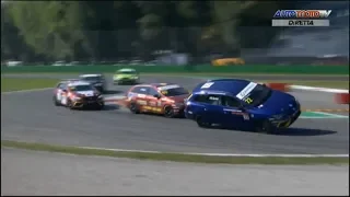 SEAT Leon ST Cup 2018. Race 2 Autodromo Nazionale Monza. Last Laps