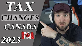 Important TAX CHANGES In CANADA For 2023