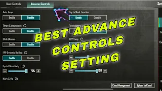 BEST PUBG SETTING / ADVANCE CONTROLS FULL GUIDE /57 REFLEX