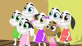 Wolf & 7 Little Goats | Cinderella | 12 Dancing PrincessesTales in Marathi | लहान मुलांसाठी नवीन कथा
